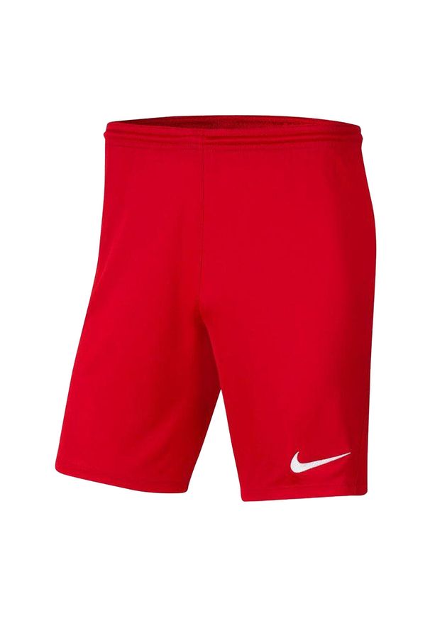 Nike - Męskie Spodenki Dry Park III. Kolor: czerwony. Sport: turystyka piesza