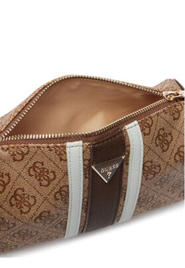 Guess Kosmetyczka PW7572 P6352 Brązowy. Kolor: brązowy. Materiał: skóra