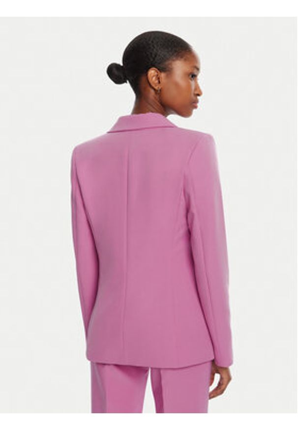 Rinascimento Marynarka CFC0126224003 Różowy Regular Fit. Kolor: różowy. Materiał: syntetyk