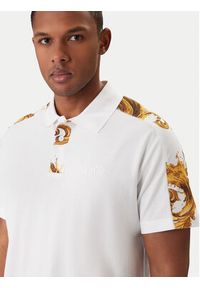 Versace Jeans Couture Polo 80GAG6R1 JS549 Biały Regular Fit. Typ kołnierza: polo. Kolor: biały. Materiał: bawełna #2