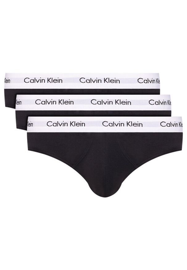 Calvin Klein Underwear Komplet 3 par slipów 0000U2661G Czarny. Kolor: czarny. Materiał: bawełna