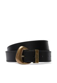 Tommy Jeans Pasek Tjw Cool Brass 30 AW0AW18845 Czarny. Kolor: czarny. Materiał: skóra #1