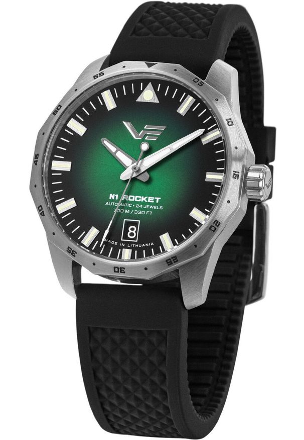 Zegarek Vostok Europe Zegarek męski Vostok Europe NH35A-125A749SB czarny. Kolor: czarny