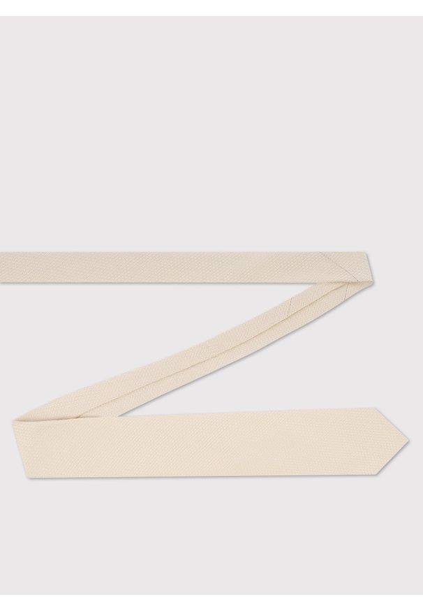 Pako Lorente - PAKO LORENTE – Jedwabny beżowy krawat. Kolor: beżowy. Materiał: jedwab