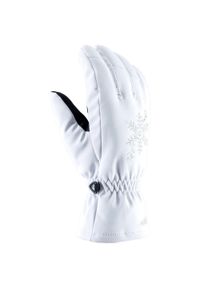 Damskie rękawice narciarskie Viking Aliana. Kolor: biały. Sezon: zima. Sport: narciarstwo #1