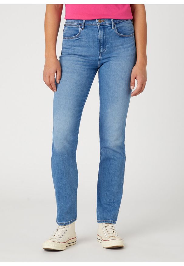 Wrangler - WRANGLER DAMSKIE SPODNIE JEANSOWE WRANGLER SLIM PEARL W26LCY37M 112332355
