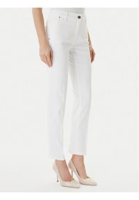 Luisa Spagnoli Jeansy Aroma 542975 Biały Straight Fit. Kolor: biały #1