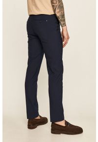 Tommy Hilfiger Tailored - Spodnie. Okazja: na co dzień. Kolor: niebieski. Materiał: wełna, bawełna, materiał, wiskoza, tkanina, poliester. Wzór: gładki. Styl: casual #4