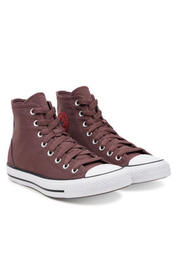 Converse Trampki Chuck Taylor All Star Polyester & Suede A12710C Bordowy. Kolor: czerwony. Materiał: materiał