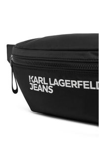 Karl Lagerfeld Jeans Saszetka nerka A1W30427 Czarny. Kolor: czarny. Materiał: materiał