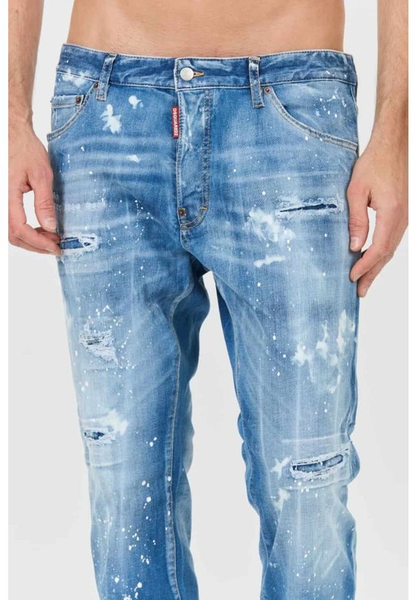 DSQUARED2 Błękitne męskie jeansy Cool Guy Jean, Rozmiar 46. Kolor: niebieski