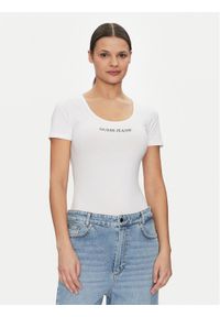 Guess Jeans Body W5GP25 J1314 Biały Slim Fit. Kolor: biały. Materiał: bawełna #1