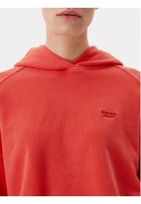 Tommy Jeans Bluza DW0DW20314 Pomarańczowy Relaxed Fit. Kolor: pomarańczowy. Materiał: bawełna #4