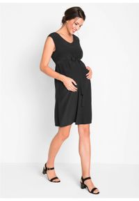 Sukienka ciążowa bonprix czarny. Kolekcja: moda ciążowa. Kolor: czarny #4