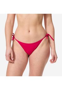 Dół kostiumu kąpielowego damski Decathlon Sofy. Kolor: różowy, czerwony, wielokolorowy. Materiał: poliester, elastan, poliamid, materiał #1