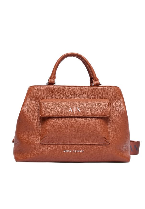 Torebka Armani Exchange. Kolor: brązowy