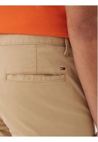 Tommy Jeans Szorty materiałowe Scanton DM0DM22852 Beżowy Slim Fit. Kolor: beżowy. Materiał: bawełna #3