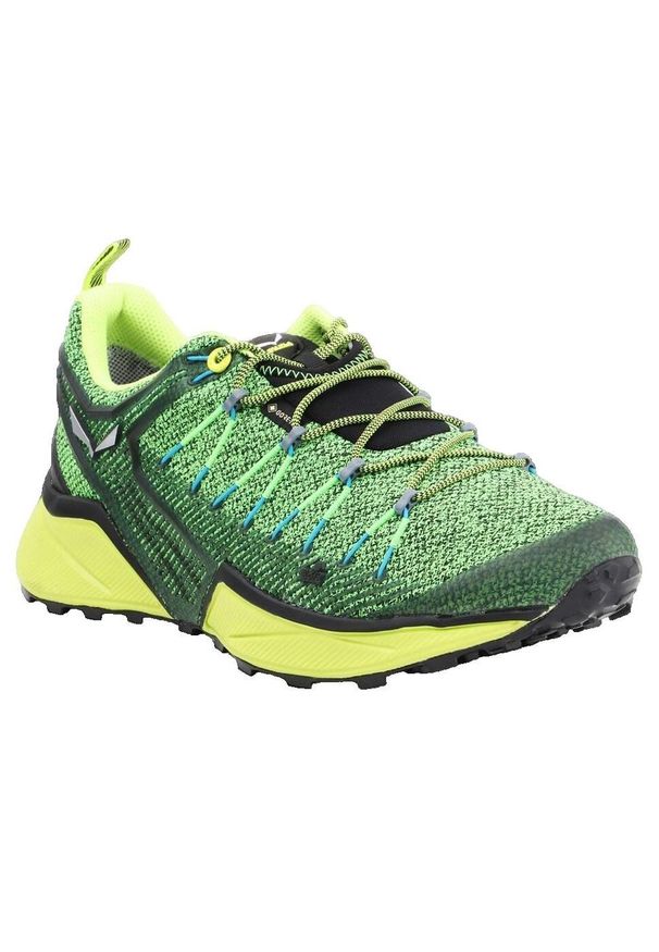 Buty do biegania męskie Salewa MS Dropline Gtx. Zapięcie: sznurówki. Kolor: wielokolorowy, czarny. Materiał: materiał, tkanina. Szerokość cholewki: normalna
