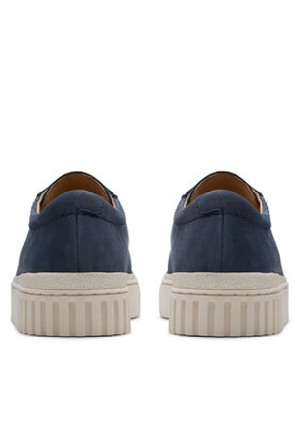 Clarks Sneakersy Mayhill Walk 26181210 Granatowy. Kolor: niebieski. Materiał: skóra, nubuk