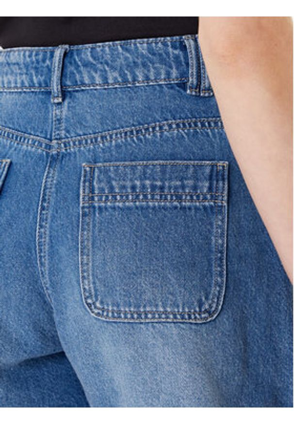 Morgan Szorty jeansowe 251-SHAMIZ Niebieski Slim Fit. Kolor: niebieski. Materiał: bawełna