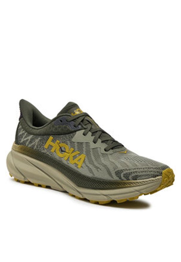 HOKA - Hoka Buty do biegania Challenger Atr 7 1134497 Khaki. Kolor: brązowy. Materiał: materiał