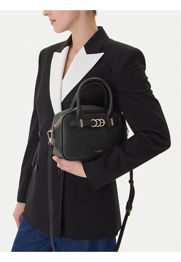 Aldo Torebka Valedeldarr 14143906 Czarny. Kolor: czarny. Materiał: skórzane