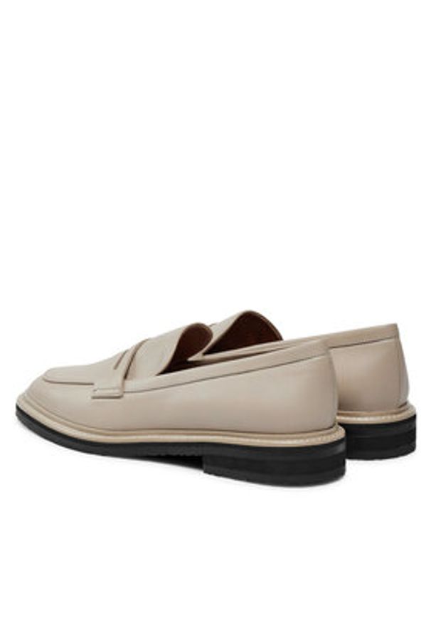 Pollini Lordsy SA10093G1LTDG105 Beżowy. Kolor: beżowy. Materiał: skóra
