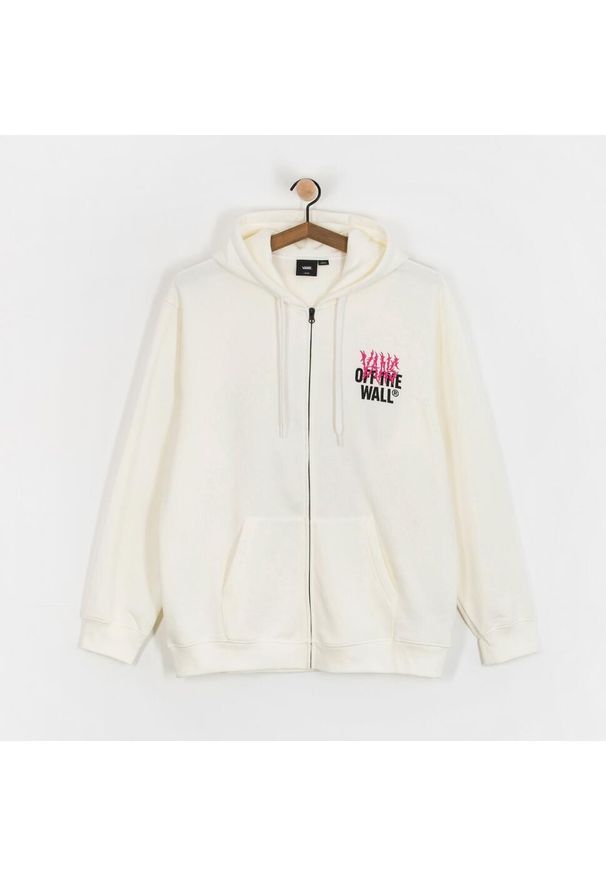Vans - Bluza polarowa VANS METAL WALL FULL ZIP Biały. Kolor: biały. Materiał: polar. Sport: skateboard