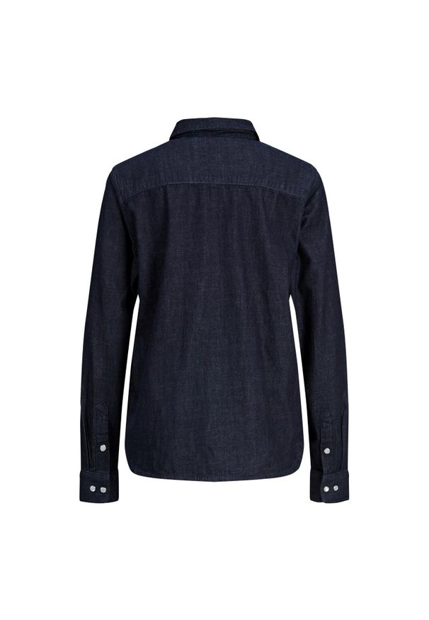 Koszula damska JJXX sophi denim. Kolor: czarny, brązowy, wielokolorowy, szary. Materiał: denim. Długość rękawa: długi rękaw. Sport: fitness