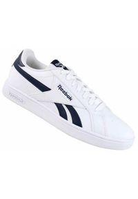 Buty do chodzenia męskie Reebok Court Retro. Okazja: na co dzień. Kolor: biały. Materiał: syntetyk, tkanina, materiał. Szerokość cholewki: normalna. Sport: turystyka piesza