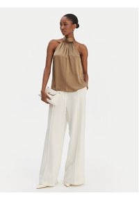 Marciano Guess Bluzka 5YGH26 9719Z Beżowy Regular Fit. Kolor: beżowy. Materiał: jedwab #4