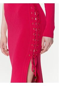 Elisabetta Franchi Sukienka koktajlowa AM-91B-32E2-V480 Różowy Slim Fit. Kolor: różowy. Materiał: wiskoza. Styl: wizytowy #3