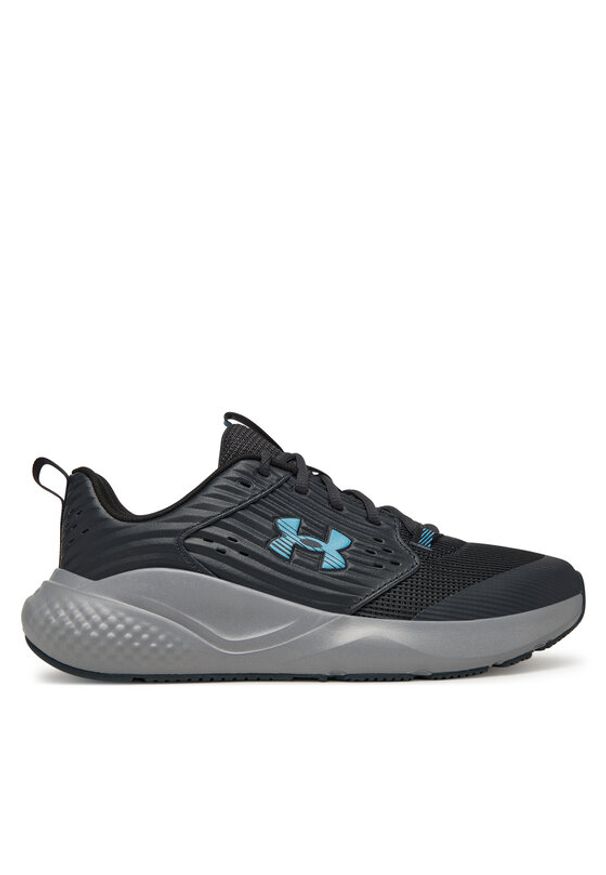 Under Armour Buty na siłownię UA Charged Commit TR 4 3026017 Czarny. Kolor: czarny. Materiał: materiał. Sport: fitness