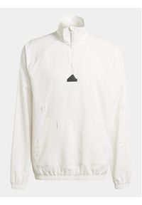 Adidas - adidas Bluza Embroidery IP3799 Biały Regular Fit. Kolor: biały. Materiał: syntetyk #6