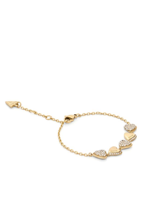 Guess Bransoletka JUBB06 071JW Złoty. Materiał: metalowe. Kolor: złoty