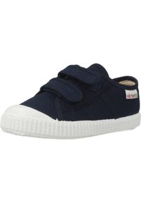 VICTORIA - Buty tenisówki dziecięce Victoria. Kolor: niebieski. Materiał: tkanina