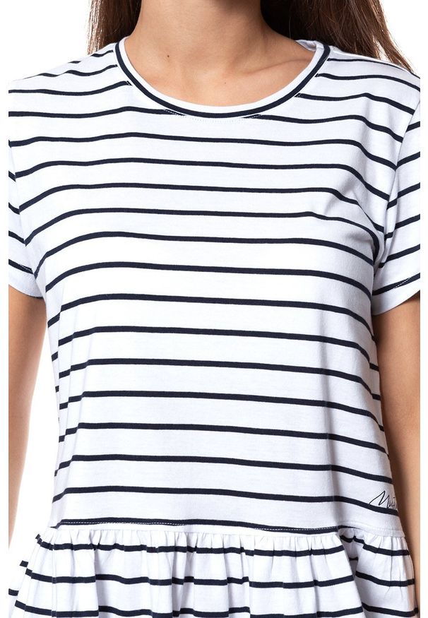 Mustang - MUSTANG T SHIRT DAMSKI Alina C Ruffle 1009444 11722