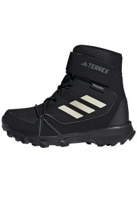 Adidas - Buty adidas Terrex Snow Cf Rain.Rdy Jr IF7495 czarne. Kolor: czarny. Materiał: guma. Technologia: Primaloft. Sezon: zima. Model: Adidas Terrex