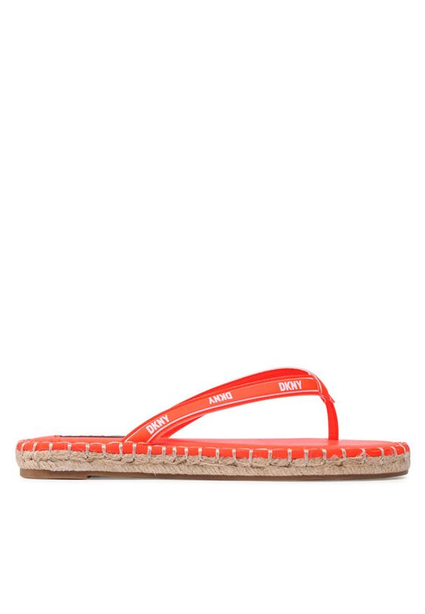 DKNY Espadryle Tabatha K1240129 Pomarańczowy. Kolor: pomarańczowy. Materiał: skóra