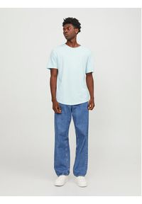 Jack & Jones - Jack&Jones T-Shirt Basher 12182498 Niebieski Regular Fit. Kolor: niebieski. Materiał: bawełna