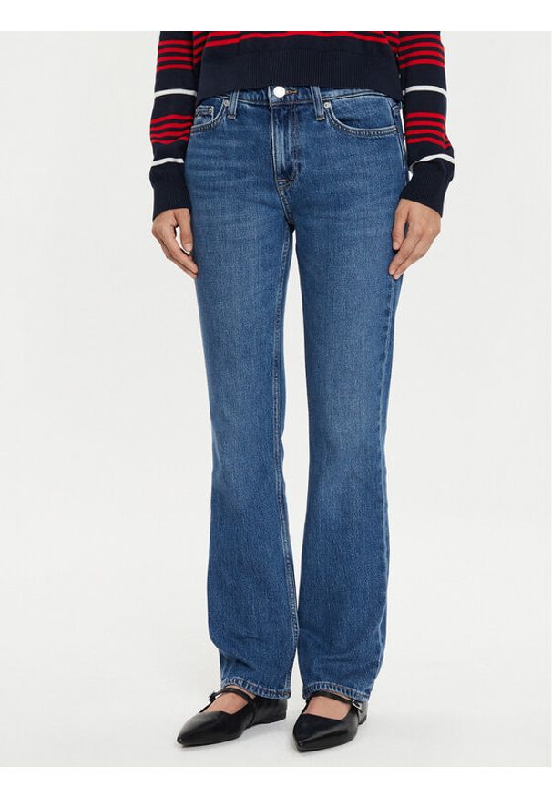 Tommy Jeans Jeansy Maddie DW0DW19271 Niebieski Straight Fit. Kolor: niebieski