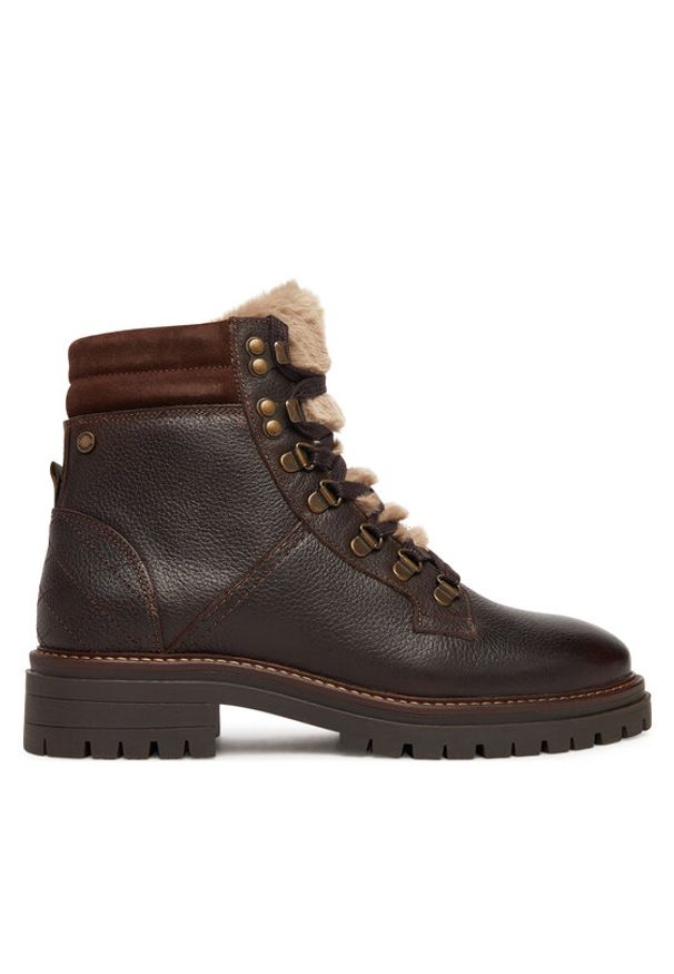 Barbour Trapery Bambburgh LFO0770BR96 Brązowy. Kolor: brązowy. Materiał: skóra