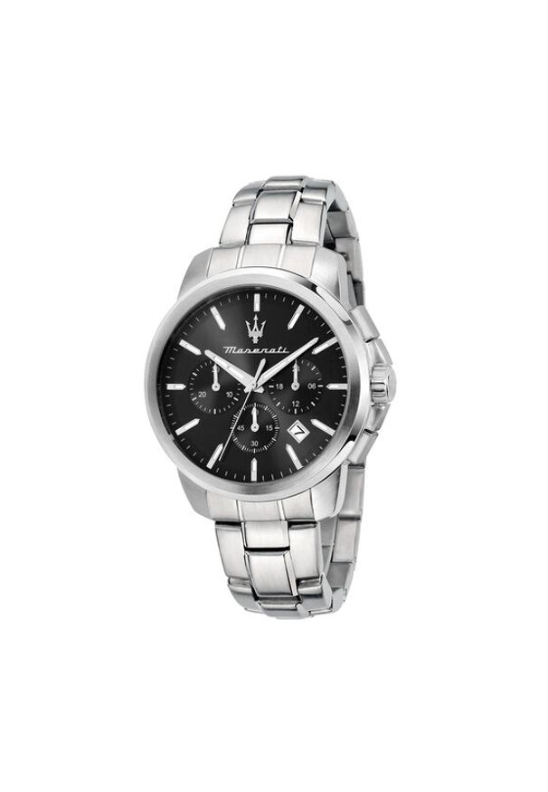 Maserati Zegarek Successo R8873621046 Srebrny. Kolor: srebrny