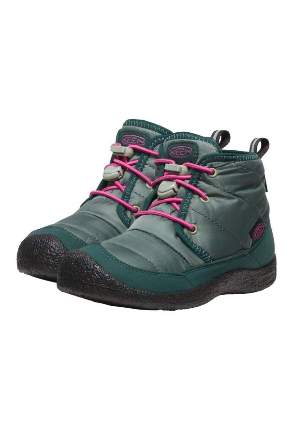 keen - Buty trekkingowe dla dzieci Keen Howser II Chukka WP. Okazja: na co dzień. Kolor: zielony. Sezon: zima. Styl: casual