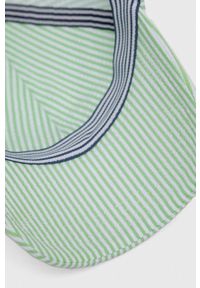 TOMMY HILFIGER - Tommy Hilfiger czapka z daszkiem kolor zielony wzorzysta. Kolor: zielony #2