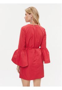TwinSet - TWINSET Sukienka koktajlowa 232TT2490 Czerwony Regular Fit. Kolor: czerwony. Materiał: syntetyk. Styl: wizytowy #4
