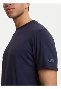 Guess T-Shirt M6RI62 JR06K Granatowy Regular Fit. Kolor: niebieski. Materiał: bawełna #5