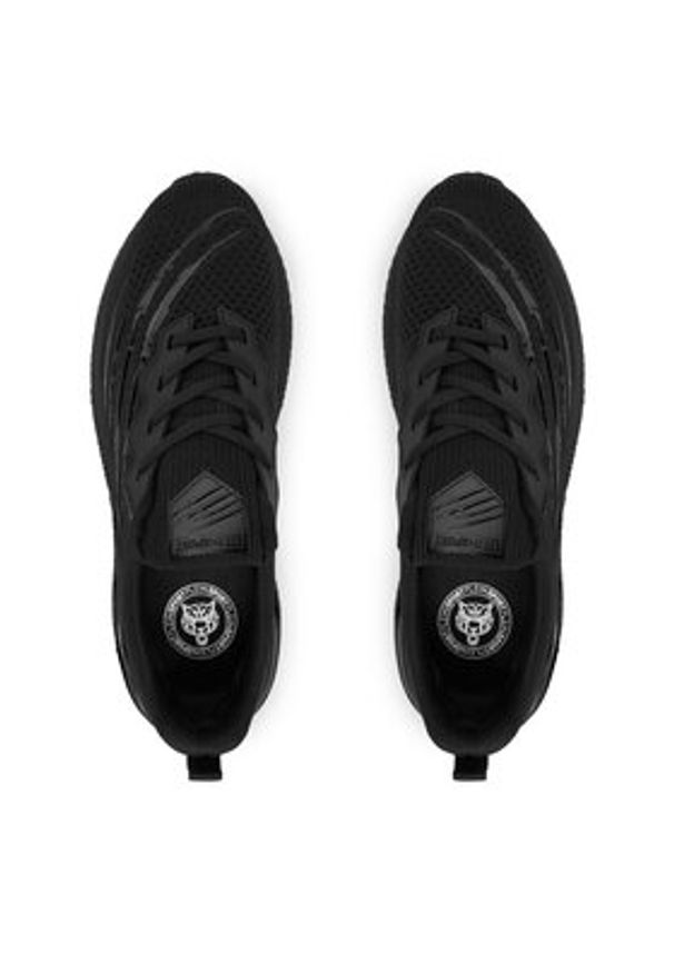 Plein Sport Sneakersy AAES USC0844 STE003N Czarny. Kolor: czarny. Materiał: materiał