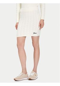 Guess Spódnica ołówkowa V5BD03 Z0572 Beżowy Regular Fit. Kolor: beżowy. Materiał: syntetyk