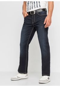 bonprix - Dżinsy ze stretchem Regular Fit Bootcut. Kolor: niebieski #1